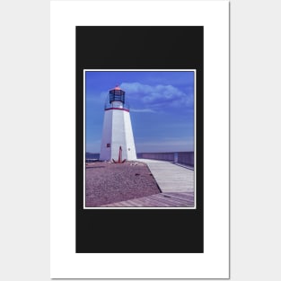 Pendlebury Lighthouse in Saint Andrews, New Brunswick Posters and Art